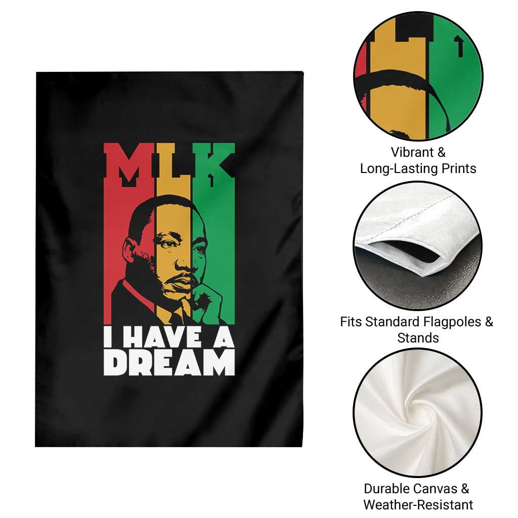 Martin Luther King Jr Garden Flag I Have Dream MLK Quote - Wonder Print Shop