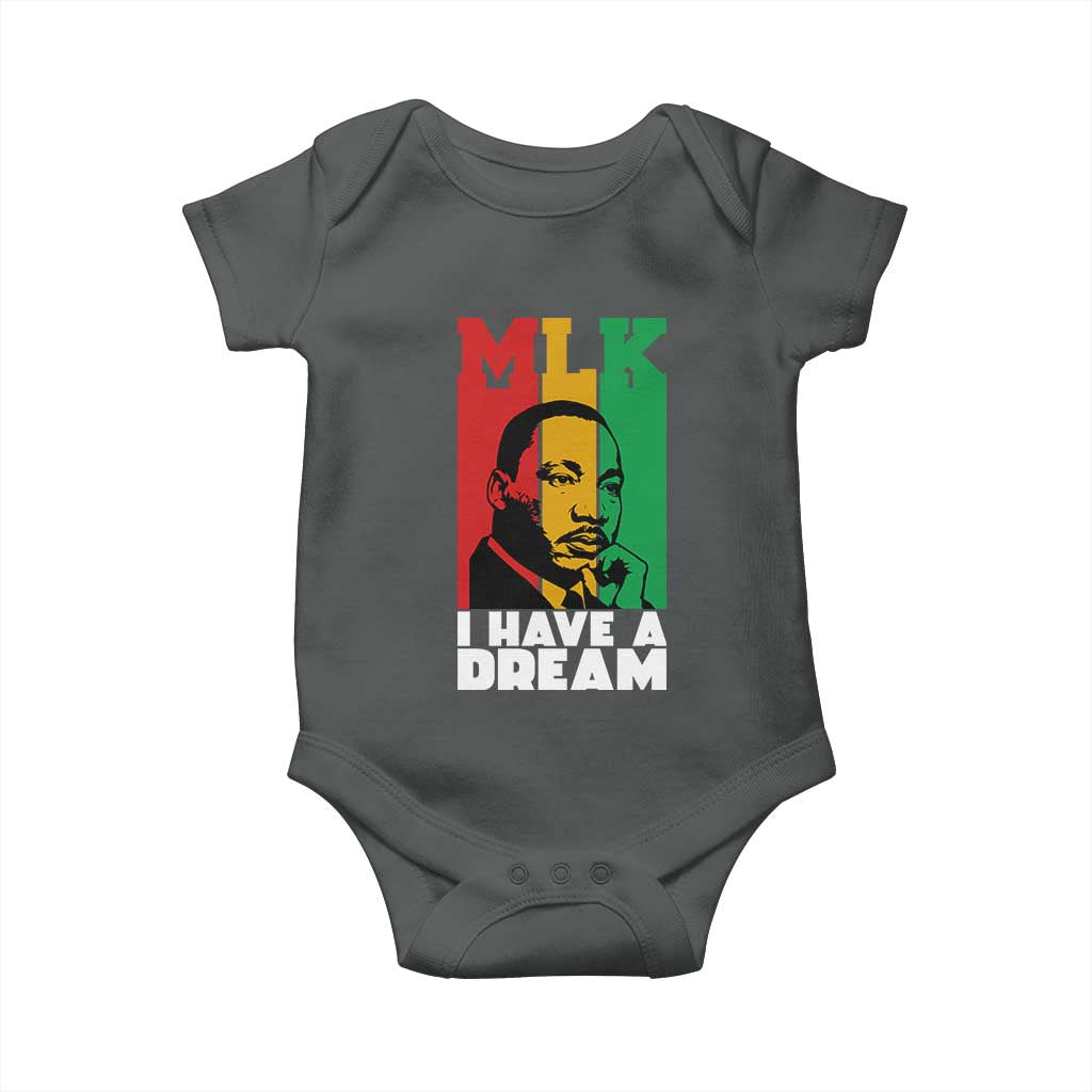 Martin Luther King Jr Baby Onesie I Have Dream MLK Quote - Wonder Print Shop