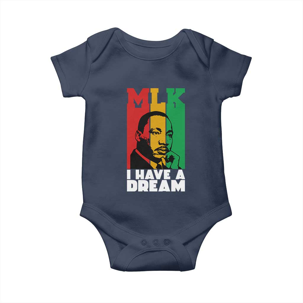 Martin Luther King Jr Baby Onesie I Have Dream MLK Quote - Wonder Print Shop