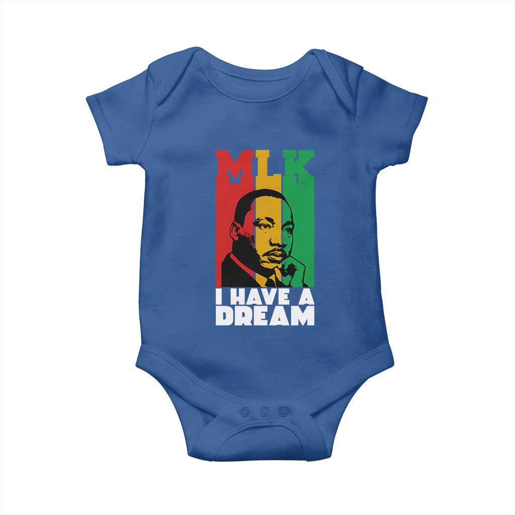 Martin Luther King Jr Baby Onesie I Have Dream MLK Quote - Wonder Print Shop