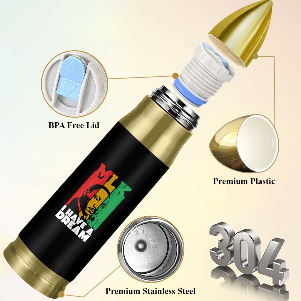 Martin Luther King Jr Bullet Tumbler I Have Dream MLK Quote - Wonder Print Shop