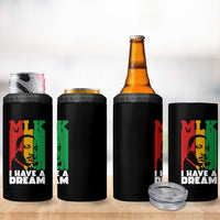 Martin Luther King Jr 4 in 1 Can Cooler Tumbler I Have Dream MLK Quote - Wonder Print Shop