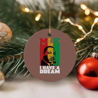 Martin Luther King Jr Ceramic Ornament I Have Dream MLK Quote - Wonder Print Shop