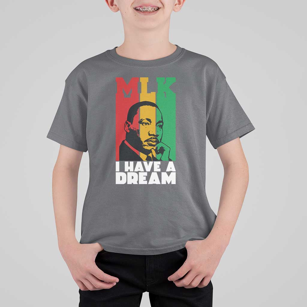Martin Luther King Jr T Shirt For Kid I Have Dream MLK Quote - Wonder Print Shop
