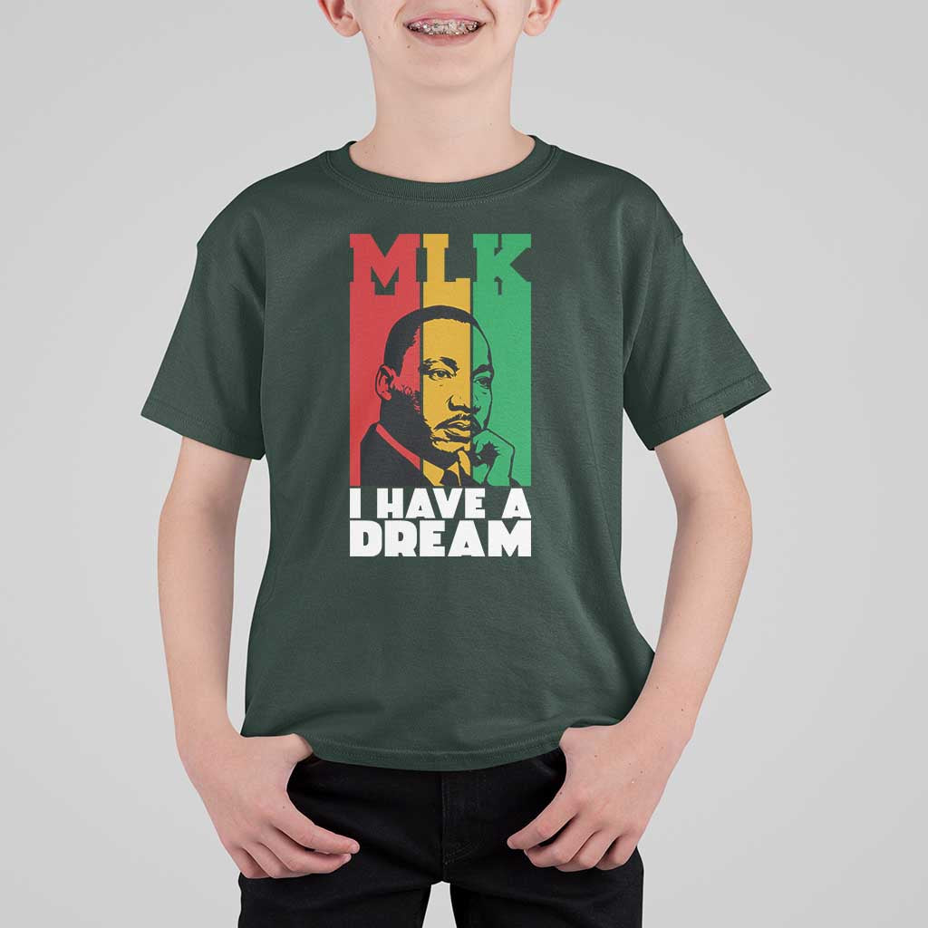 Martin Luther King Jr T Shirt For Kid I Have Dream MLK Quote - Wonder Print Shop