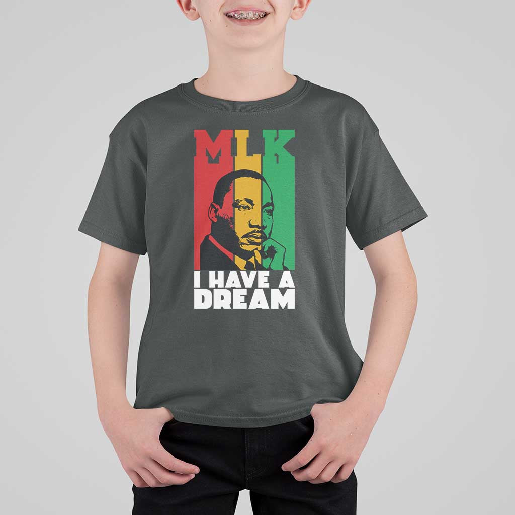 Martin Luther King Jr T Shirt For Kid I Have Dream MLK Quote - Wonder Print Shop