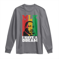 Martin Luther King Jr Long Sleeve Shirt I Have Dream MLK Quote - Wonder Print Shop
