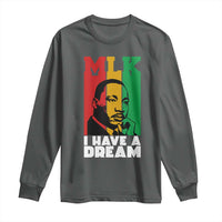 Martin Luther King Jr Long Sleeve Shirt I Have Dream MLK Quote - Wonder Print Shop