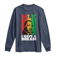 Martin Luther King Jr Long Sleeve Shirt I Have Dream MLK Quote - Wonder Print Shop