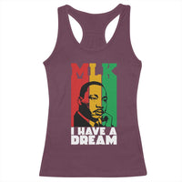 Martin Luther King Jr Racerback Tank Top I Have Dream MLK Quote - Wonder Print Shop