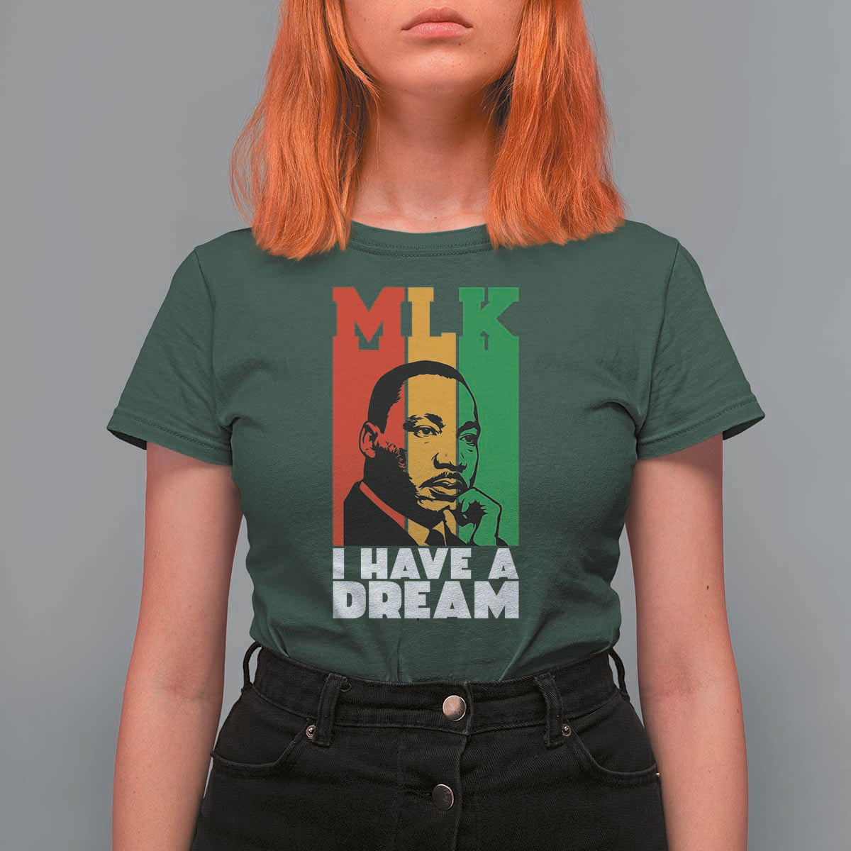 Martin Luther King Jr T Shirt For Women I Have Dream MLK Quote - Wonder Print Shop