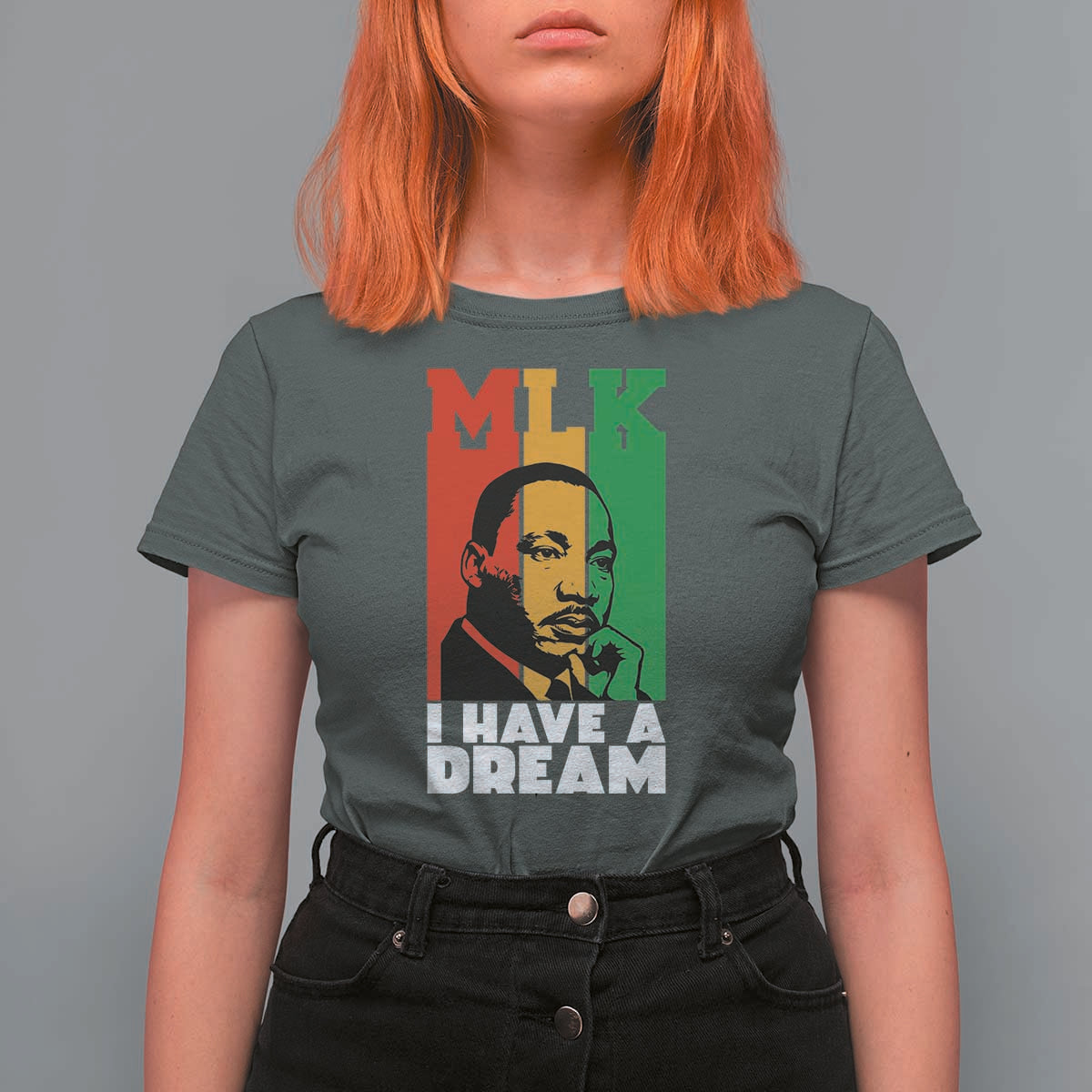 Martin Luther King Jr T Shirt For Women I Have Dream MLK Quote - Wonder Print Shop