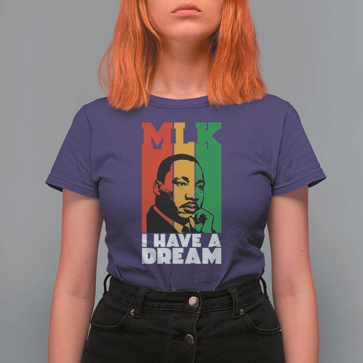 Martin Luther King Jr T Shirt For Women I Have Dream MLK Quote - Wonder Print Shop