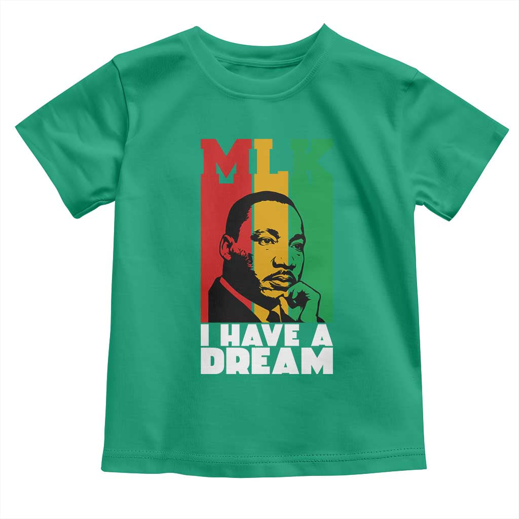 Martin Luther King Jr Toddler T Shirt I Have Dream MLK Quote - Wonder Print Shop