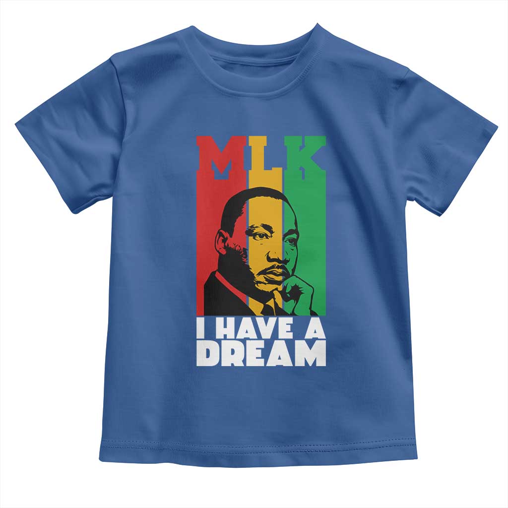 Martin Luther King Jr Toddler T Shirt I Have Dream MLK Quote - Wonder Print Shop