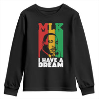Martin Luther King Jr Youth Sweatshirt I Have Dream MLK Quote - Wonder Print Shop