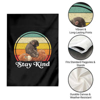Punch Mokey Garden Flag Viral Trend Baby Monkey Stay Kind