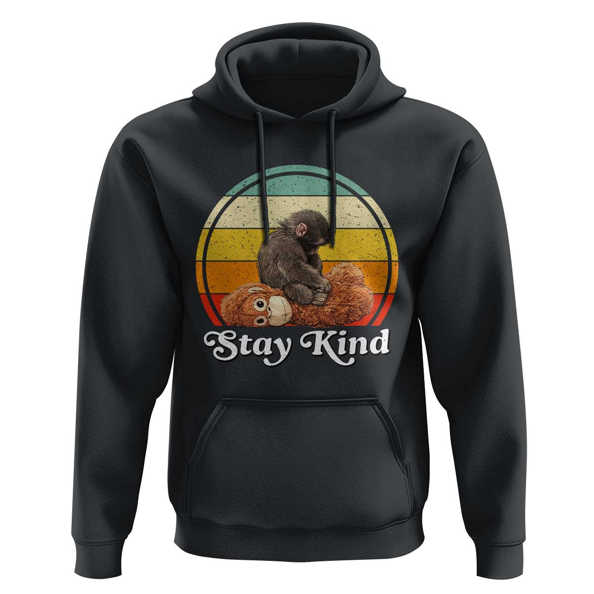Punch Mokey Hoodie Viral Trend Baby Monkey Stay Kind