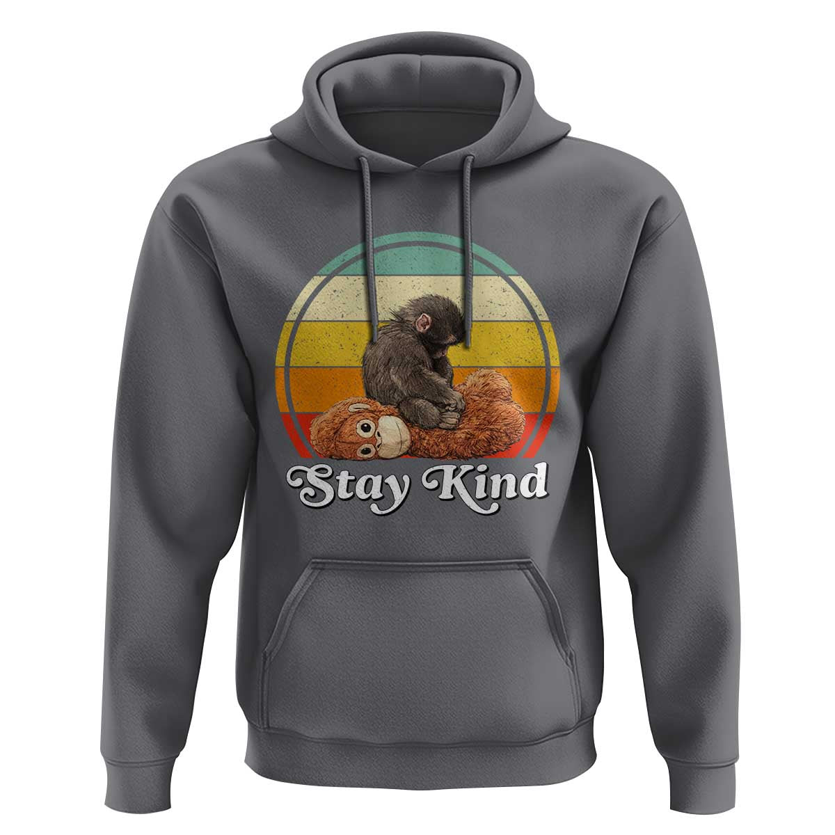 Punch Mokey Hoodie Viral Trend Baby Monkey Stay Kind