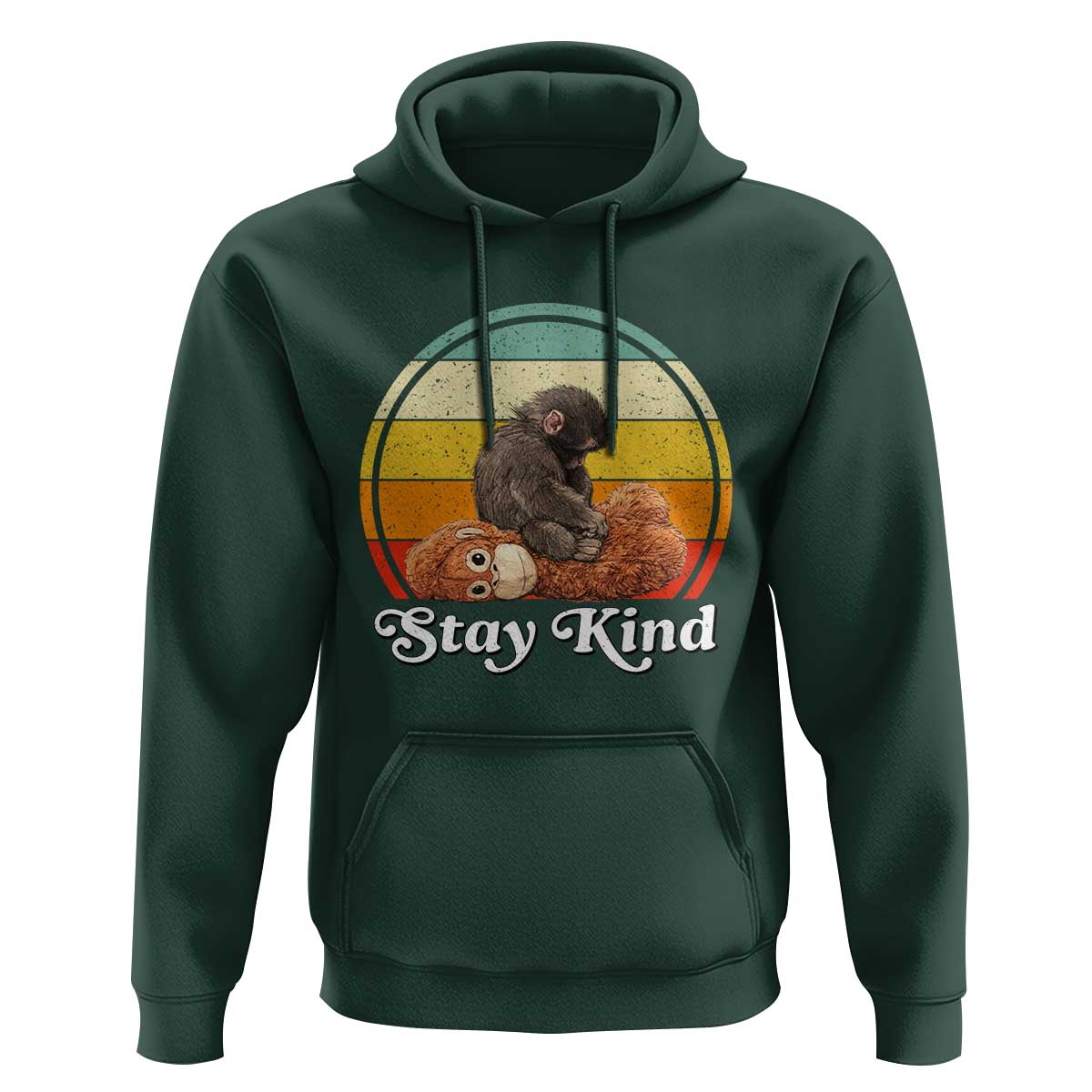 Punch Mokey Hoodie Viral Trend Baby Monkey Stay Kind
