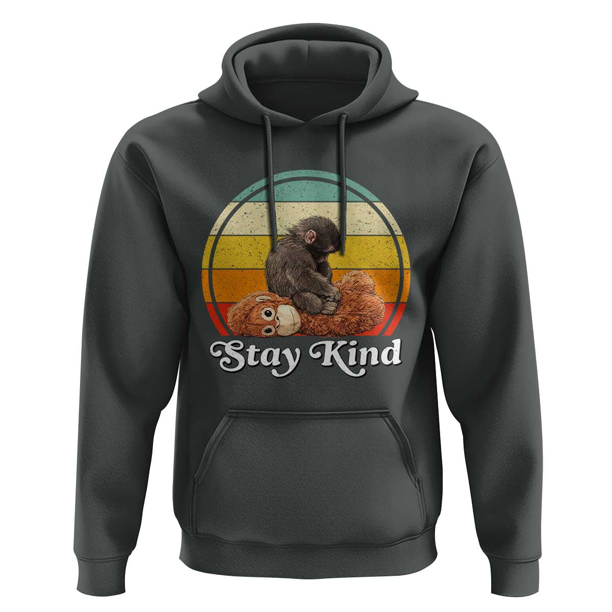 Punch Mokey Hoodie Viral Trend Baby Monkey Stay Kind