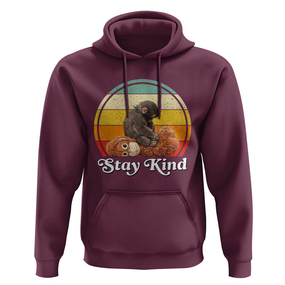 Punch Mokey Hoodie Viral Trend Baby Monkey Stay Kind