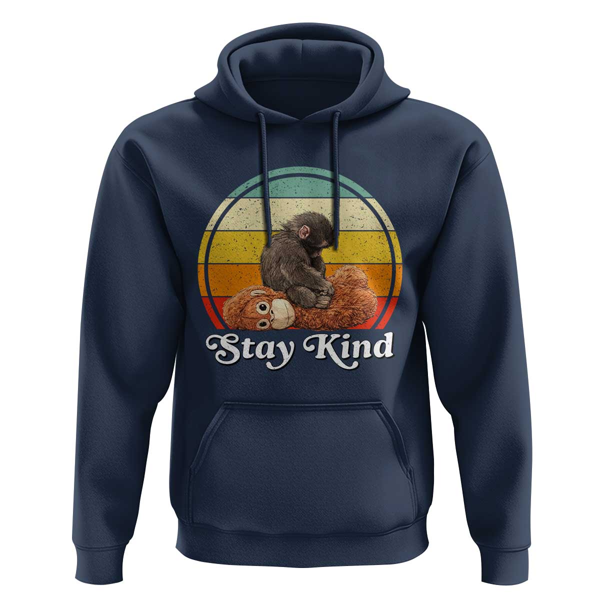 Punch Mokey Hoodie Viral Trend Baby Monkey Stay Kind