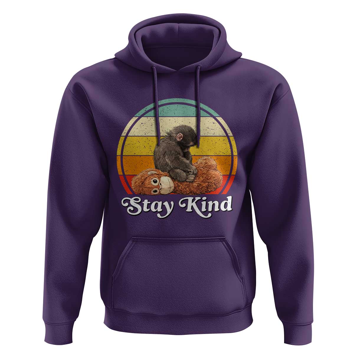 Punch Mokey Hoodie Viral Trend Baby Monkey Stay Kind