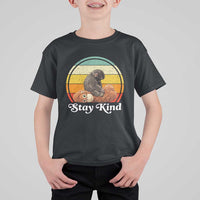Punch Mokey T Shirt For Kid Viral Trend Baby Monkey Stay Kind