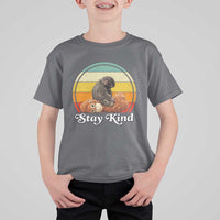 Punch Mokey T Shirt For Kid Viral Trend Baby Monkey Stay Kind