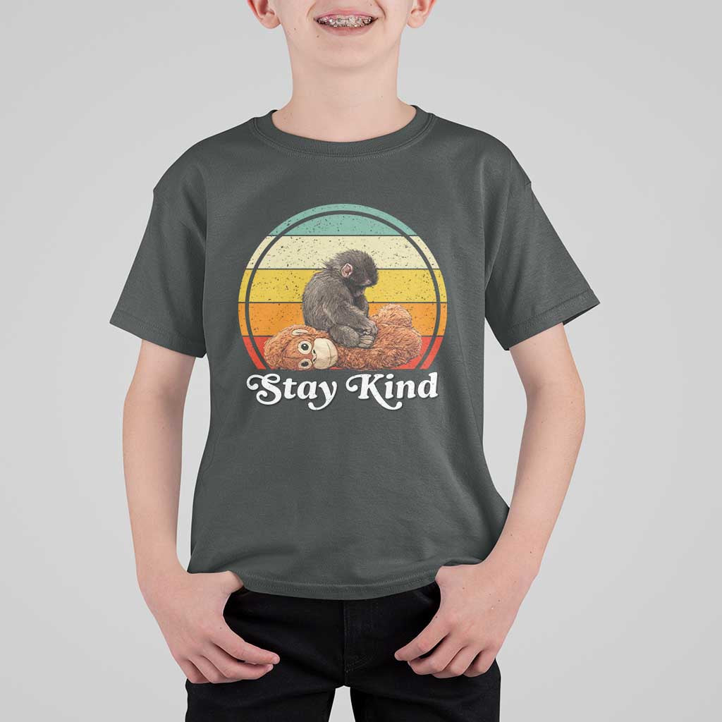 Punch Mokey T Shirt For Kid Viral Trend Baby Monkey Stay Kind