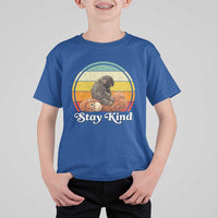 Punch Mokey T Shirt For Kid Viral Trend Baby Monkey Stay Kind