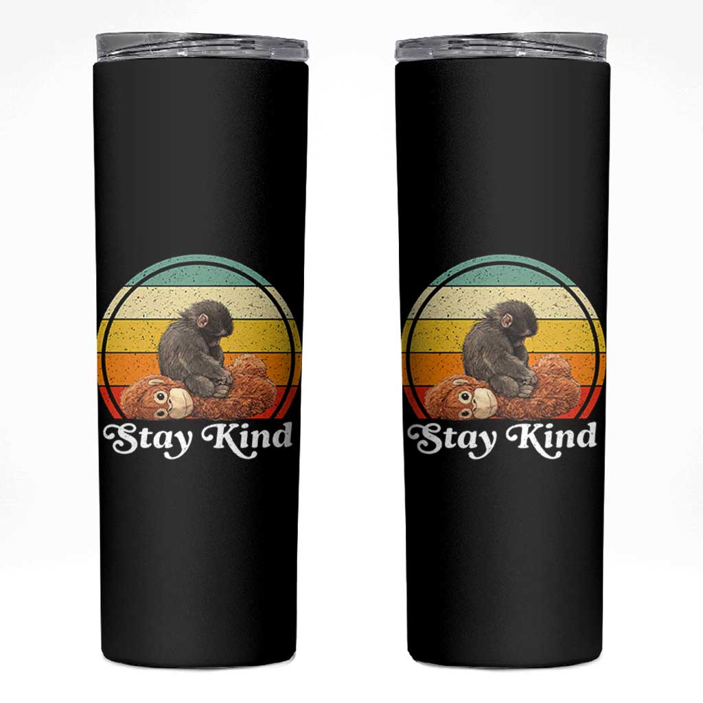 Punch Mokey Skinny Tumbler Viral Trend Baby Monkey Stay Kind