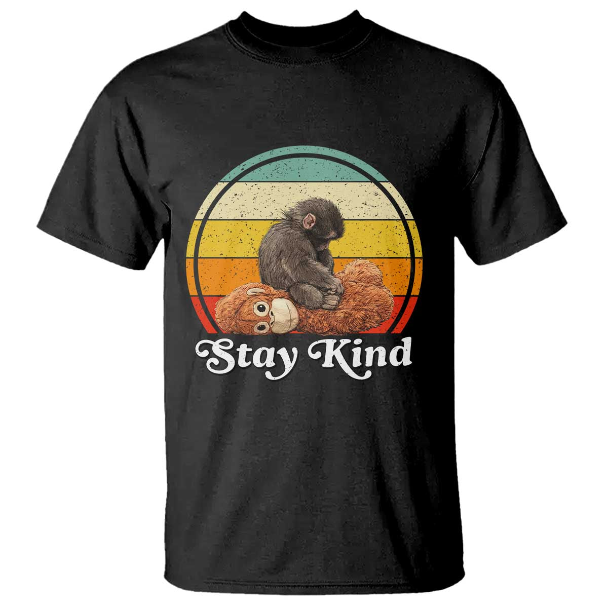 Punch Mokey T Shirt Viral Trend Baby Monkey Stay Kind