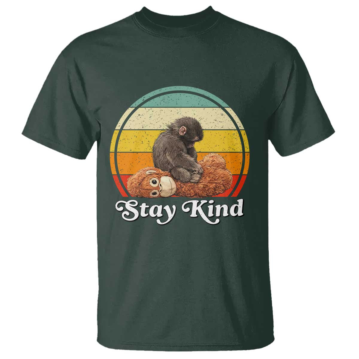 Punch Mokey T Shirt Viral Trend Baby Monkey Stay Kind