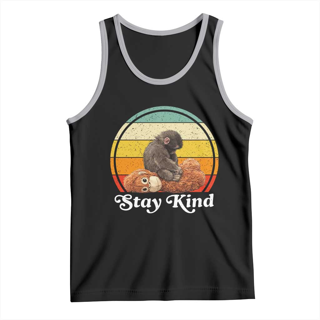 Punch Mokey Tank Top Viral Trend Baby Monkey Stay Kind