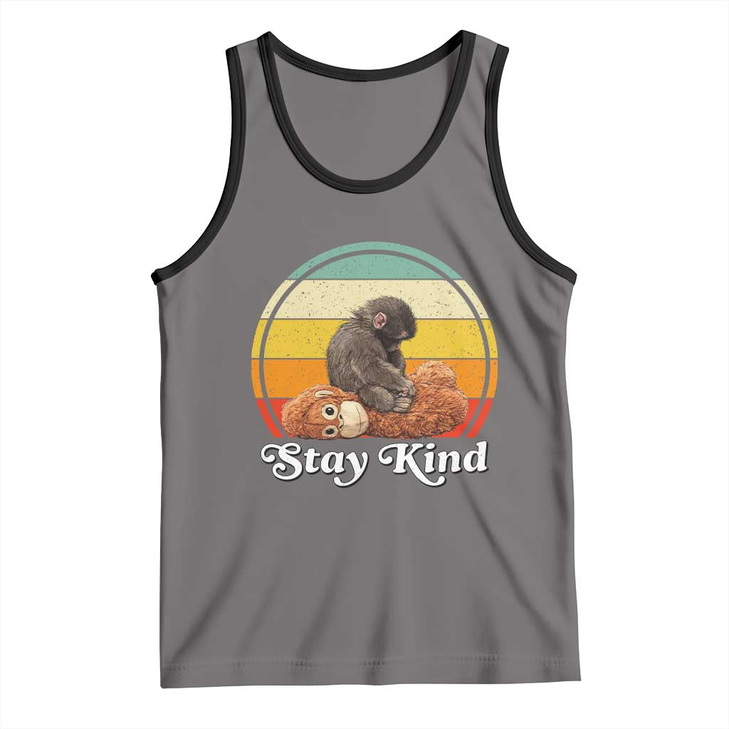Punch Mokey Tank Top Viral Trend Baby Monkey Stay Kind
