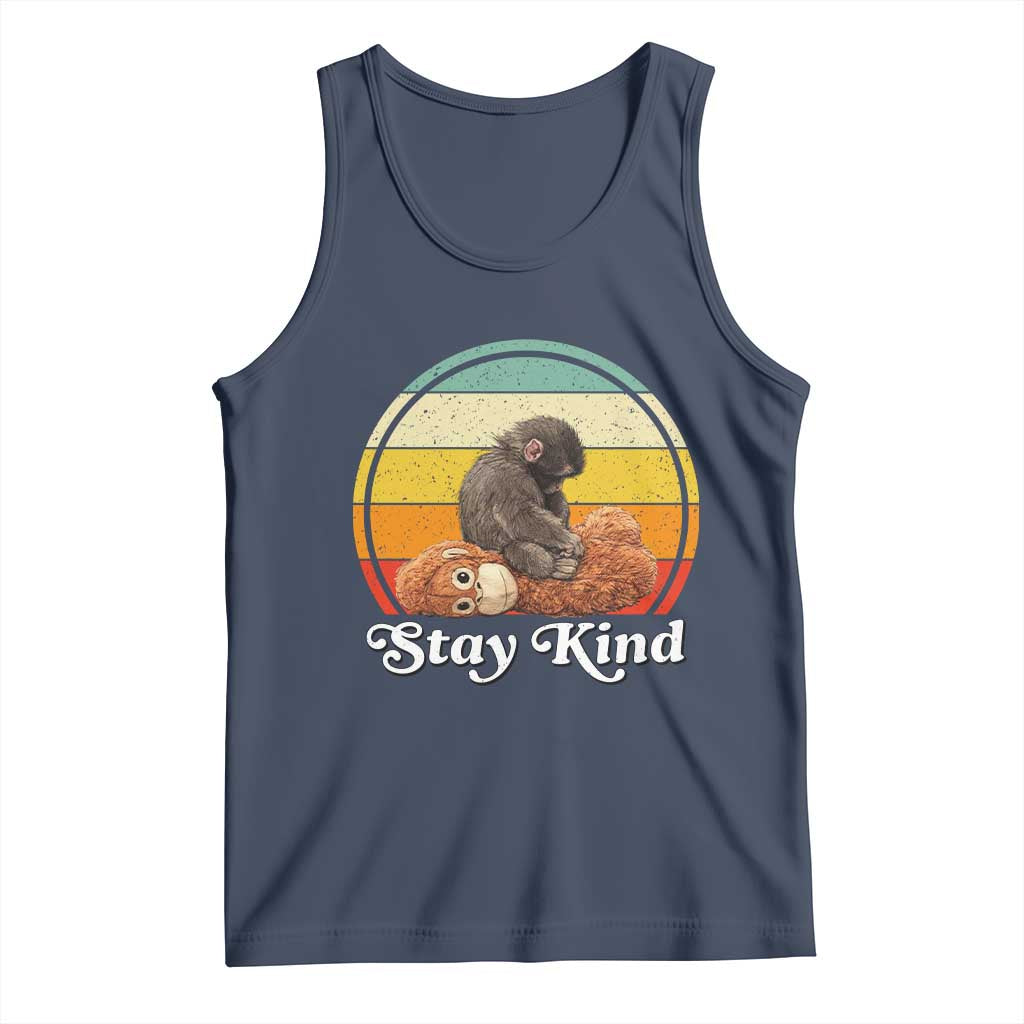 Punch Mokey Tank Top Viral Trend Baby Monkey Stay Kind