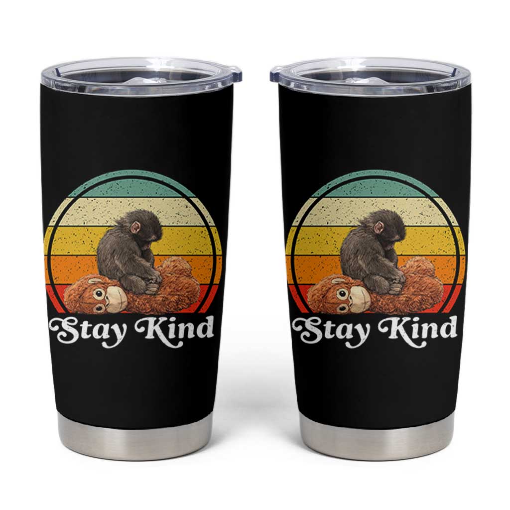 Punch Mokey Tumbler Cup Viral Trend Baby Monkey Stay Kind