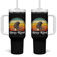Punch Mokey Tumbler With Handle Viral Trend Baby Monkey Stay Kind