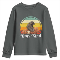 Punch Mokey Youth Sweatshirt Viral Trend Baby Monkey Stay Kind