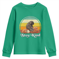 Punch Mokey Youth Sweatshirt Viral Trend Baby Monkey Stay Kind