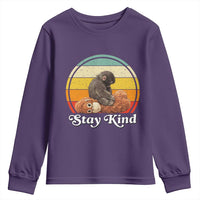 Punch Mokey Youth Sweatshirt Viral Trend Baby Monkey Stay Kind