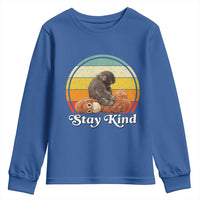 Punch Mokey Youth Sweatshirt Viral Trend Baby Monkey Stay Kind