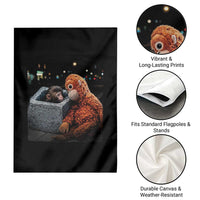 Punch Mokey Garden Flag Viral Trend Baby Monkey Streets Meme
