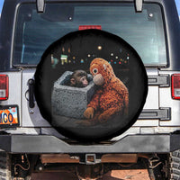 Punch Mokey Spare Tire Cover Viral Trend Baby Monkey Streets Meme