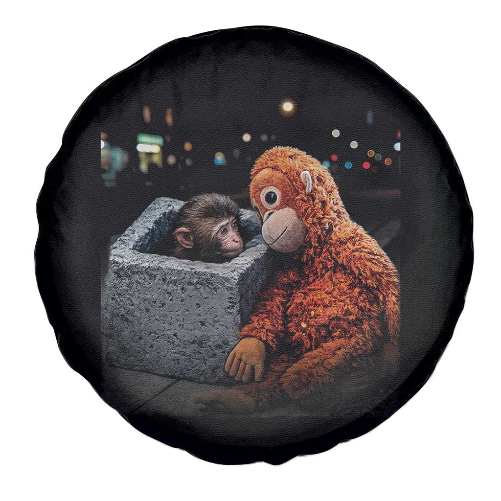 Punch Mokey Spare Tire Cover Viral Trend Baby Monkey Streets Meme
