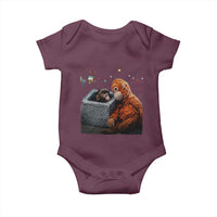 Punch Mokey Baby Onesie Viral Trend Baby Monkey Streets Meme