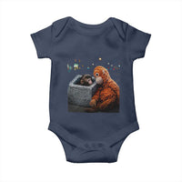 Punch Mokey Baby Onesie Viral Trend Baby Monkey Streets Meme