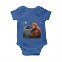 Punch Mokey Baby Onesie Viral Trend Baby Monkey Streets Meme
